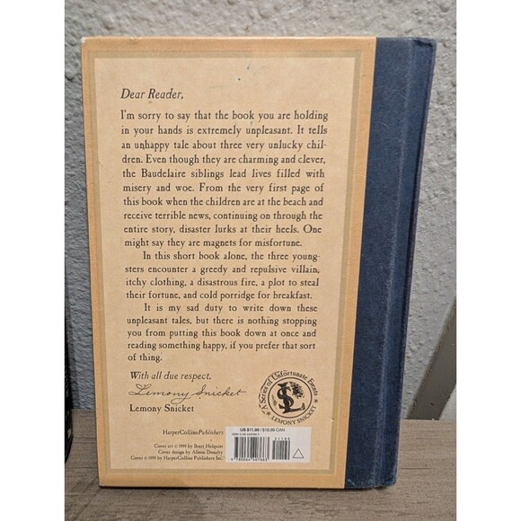 A Series of Unfortunate Events Books 1–4 Lemony Snicket HC Lot Bad Beginning - Picture 9 of 16